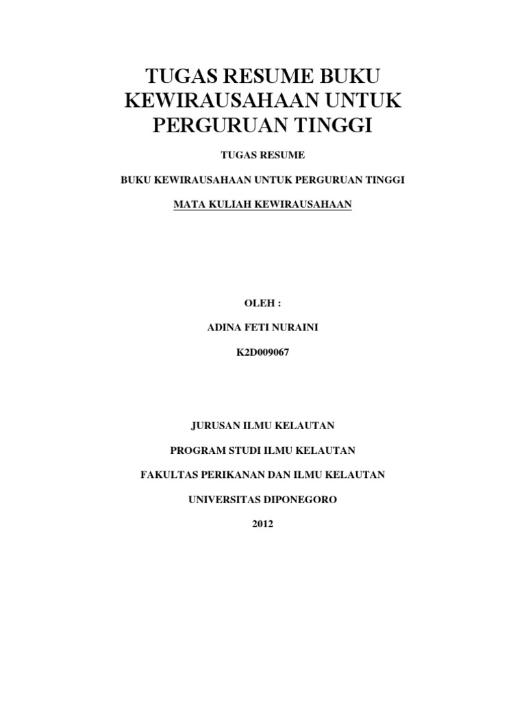 Detail Contoh Resume Tugas Kuliah Nomer 29