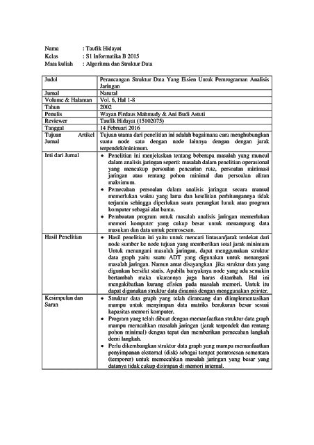 Detail Contoh Review Jurnal Ilmiah Nomer 14