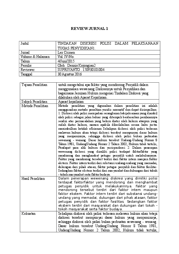 Detail Contoh Review Jurnal Pendidikan Nomer 6