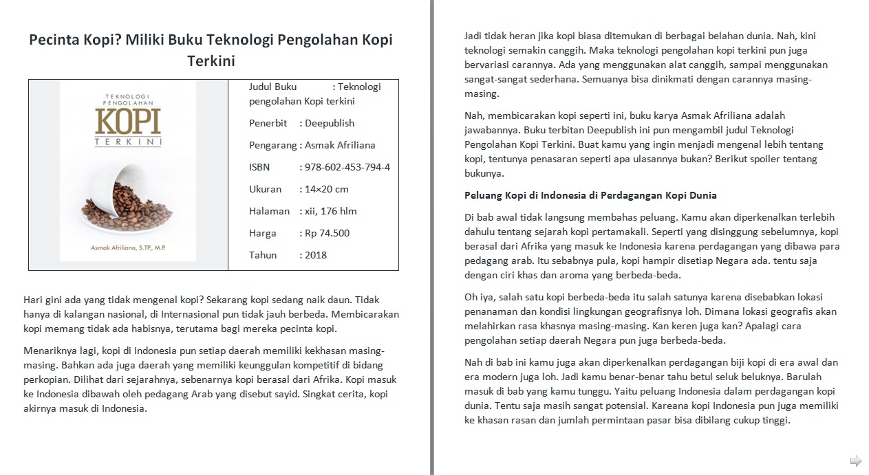 Detail Contoh Review Novel Nomer 5