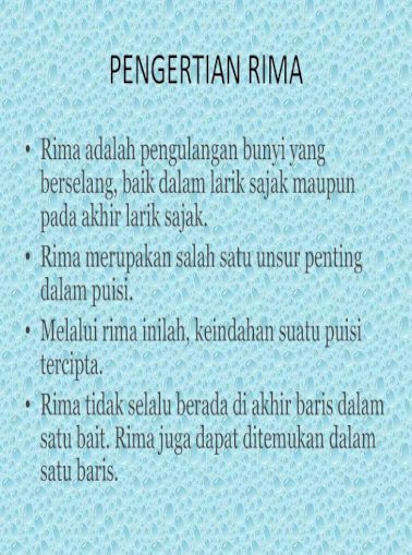 Detail Contoh Rima Dalam Pantun Nomer 23