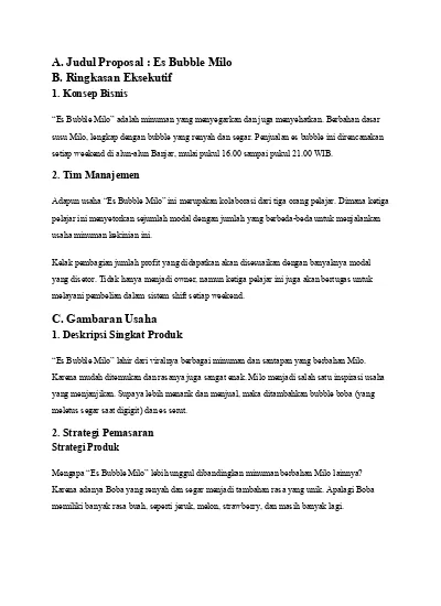 Detail Contoh Ringkasan Proposal Nomer 21