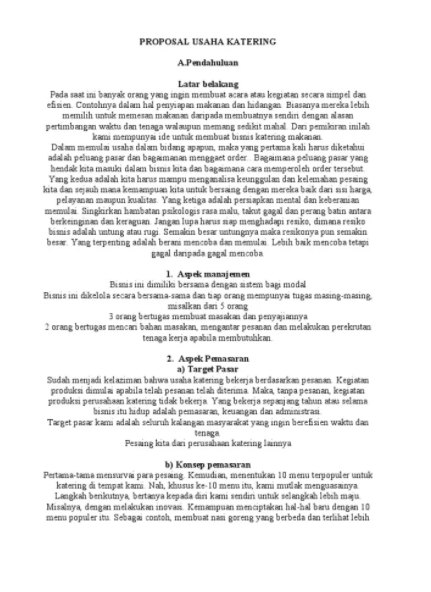 Detail Contoh Ringkasan Proposal Nomer 22