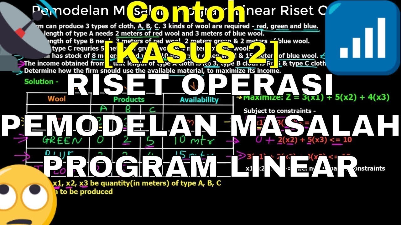 Detail Contoh Riset Operasi Nomer 49