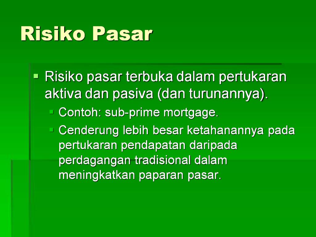 Detail Contoh Risiko Pasar Nomer 39