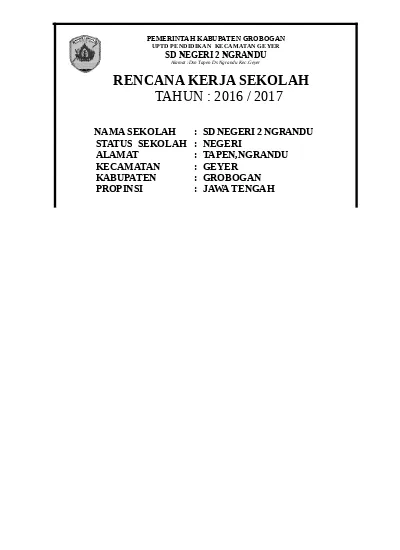 Detail Contoh Rks Sd Nomer 7