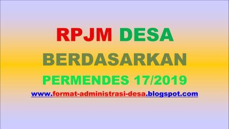 Detail Contoh Rpjm Desa 2019 Nomer 27