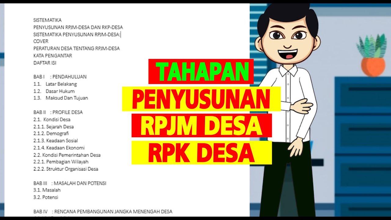 Detail Contoh Rpjm Desa Nomer 38