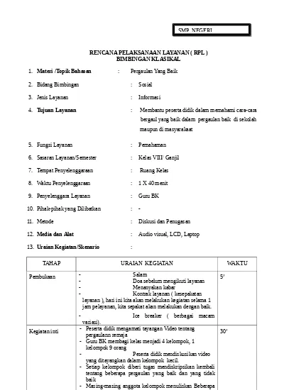 Detail Contoh Rpl Bk Nomer 50