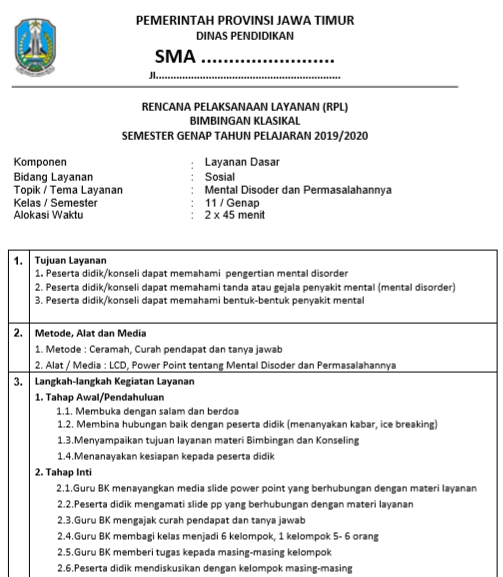 Contoh Rpl Bk Sma - KibrisPDR