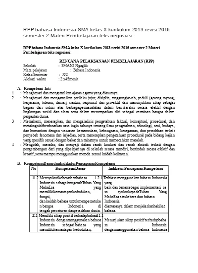 Detail Contoh Rpp K13 Sma Nomer 15