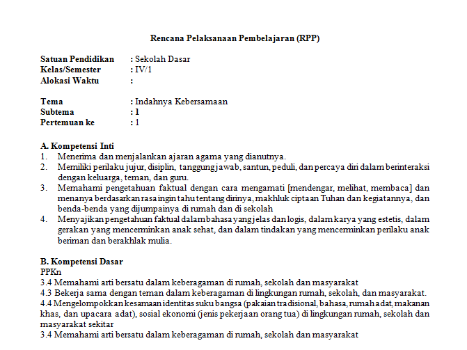 Detail Contoh Rpp K13 Sma Nomer 45