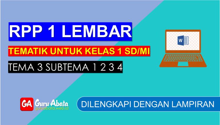 Detail Contoh Rpp Kelas 1 Nomer 34