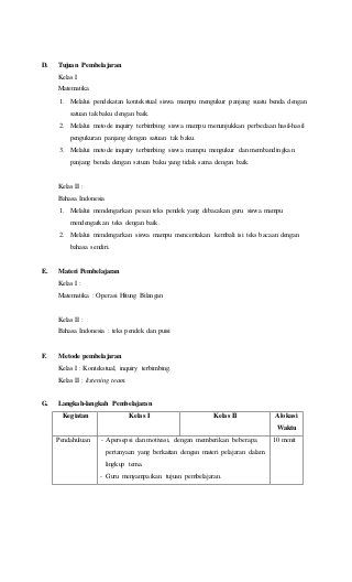 Detail Contoh Rpp Kelas Rangkap Nomer 9