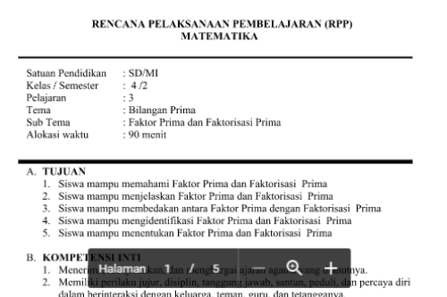 Detail Contoh Rpp Kurikulum 2013 Nomer 27