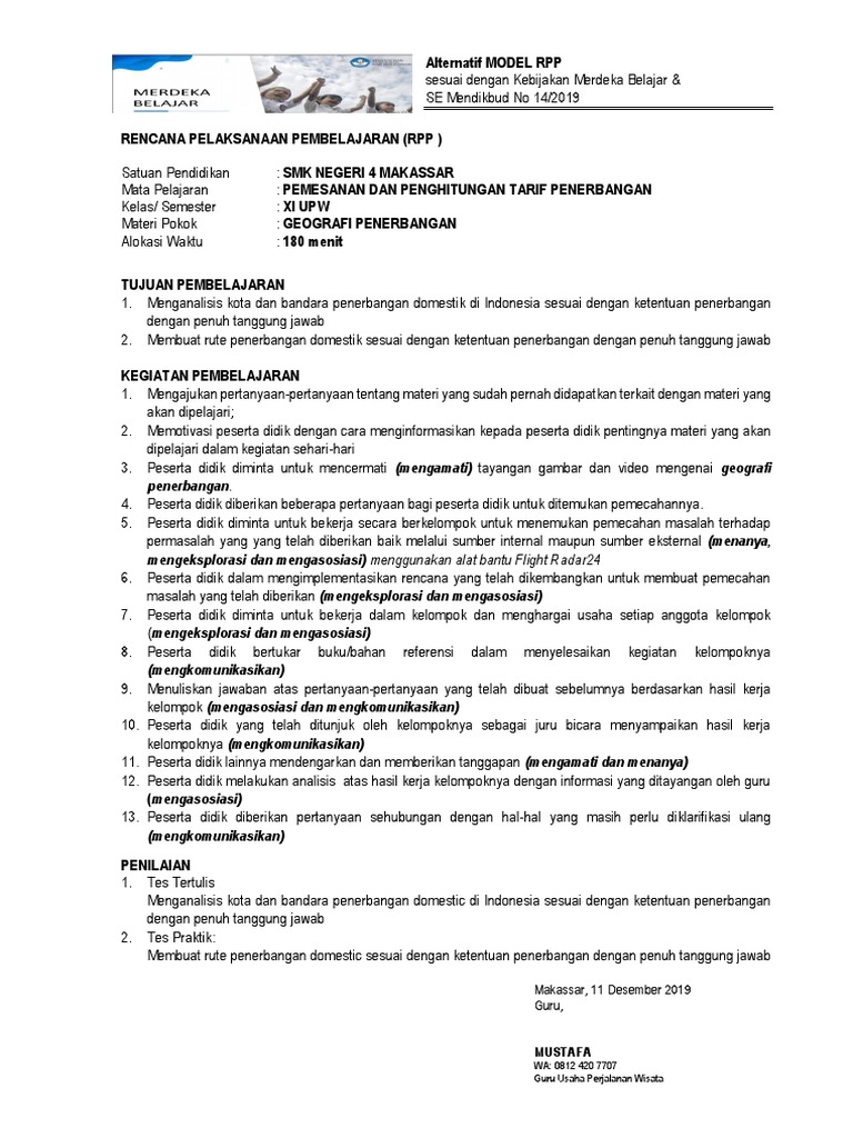 Detail Contoh Rpp Merdeka Belajar Koleksi Nomer 10 Detail Contoh Rpp Merdeka Belajar Koleksi Nomer 10