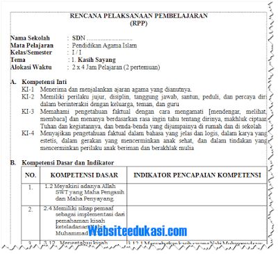 Detail Contoh Rpp Pai Nomer 44