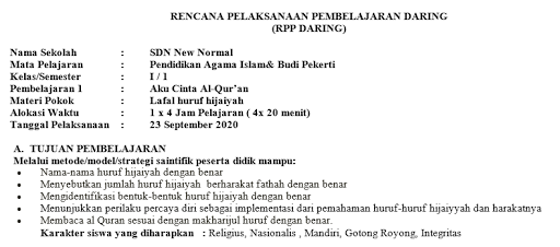 Detail Contoh Rpp Pai Smp 1 Lembar Nomer 12