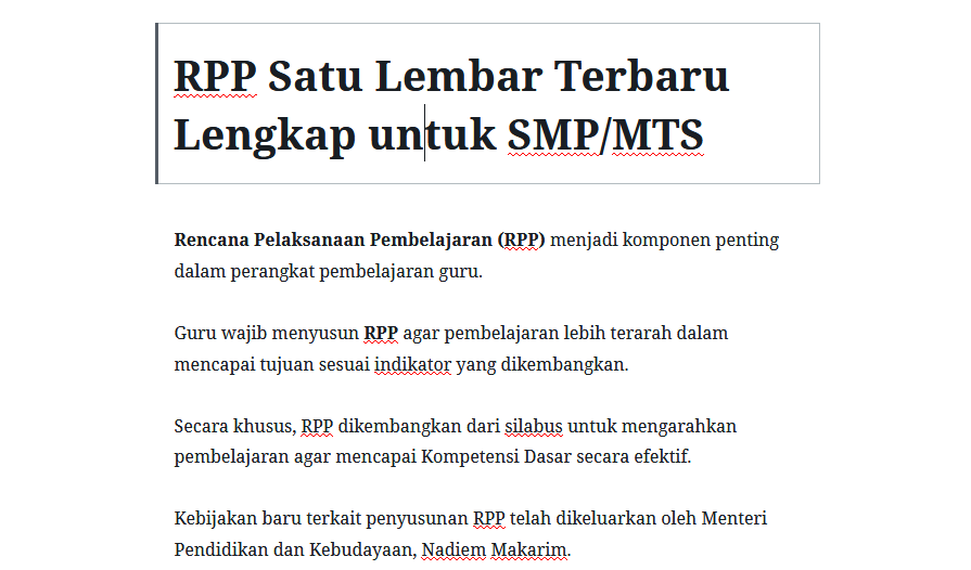 Detail Contoh Rpp Pai Smp 1 Lembar Nomer 25