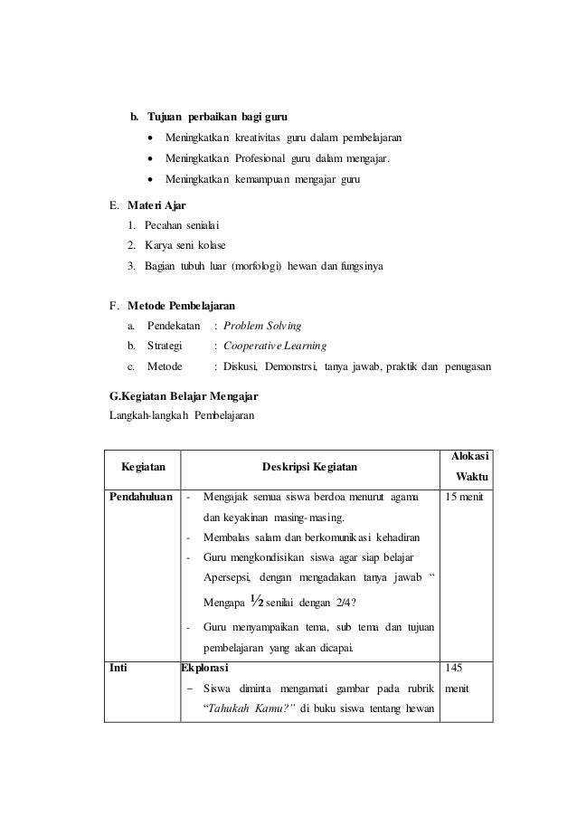 Detail Contoh Rpp Perbaikan Nomer 41