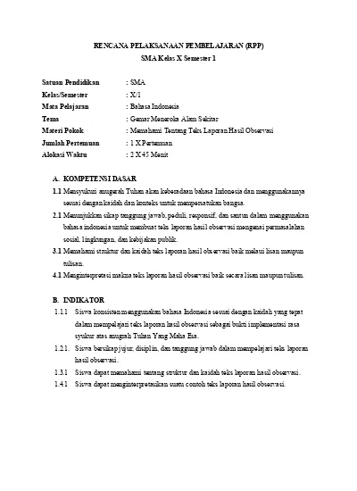Detail Contoh Rpp Sma Nomer 51