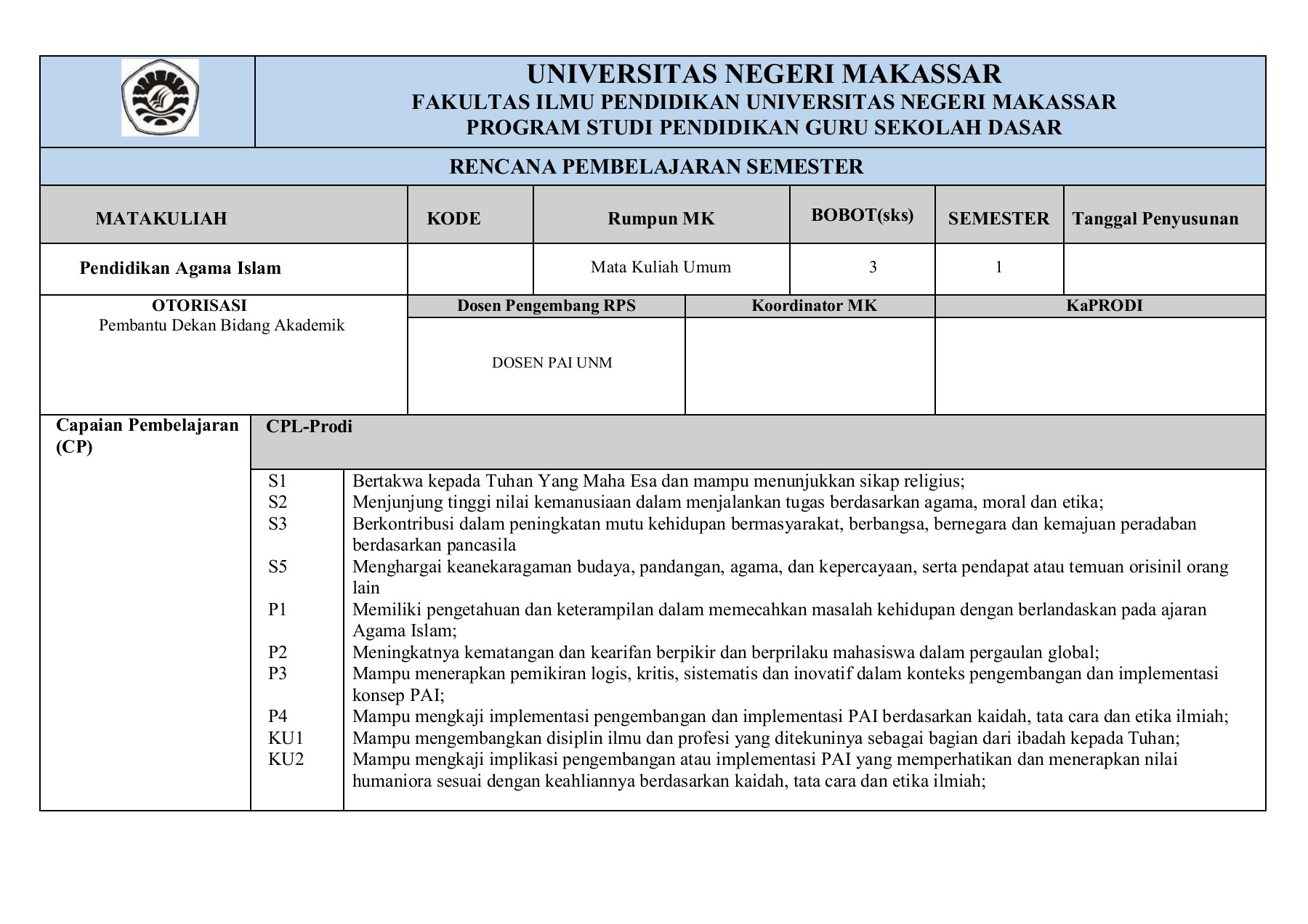 Detail Contoh Rps Sd Nomer 39