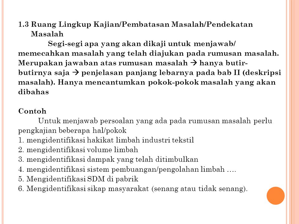 Detail Contoh Ruang Lingkup Makalah Nomer 40