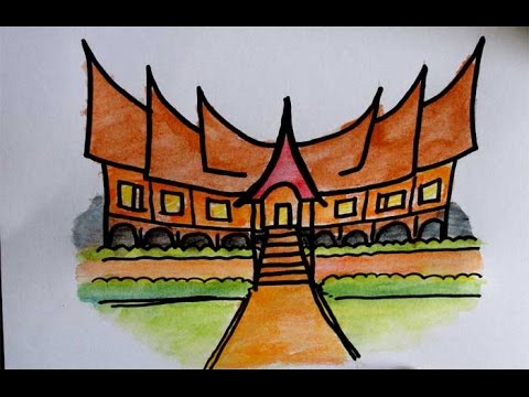 Detail Contoh Rumah Adat Minangkabau Nomer 8