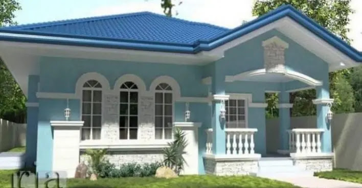 Detail Contoh Rumah Cat Biru Nomer 44