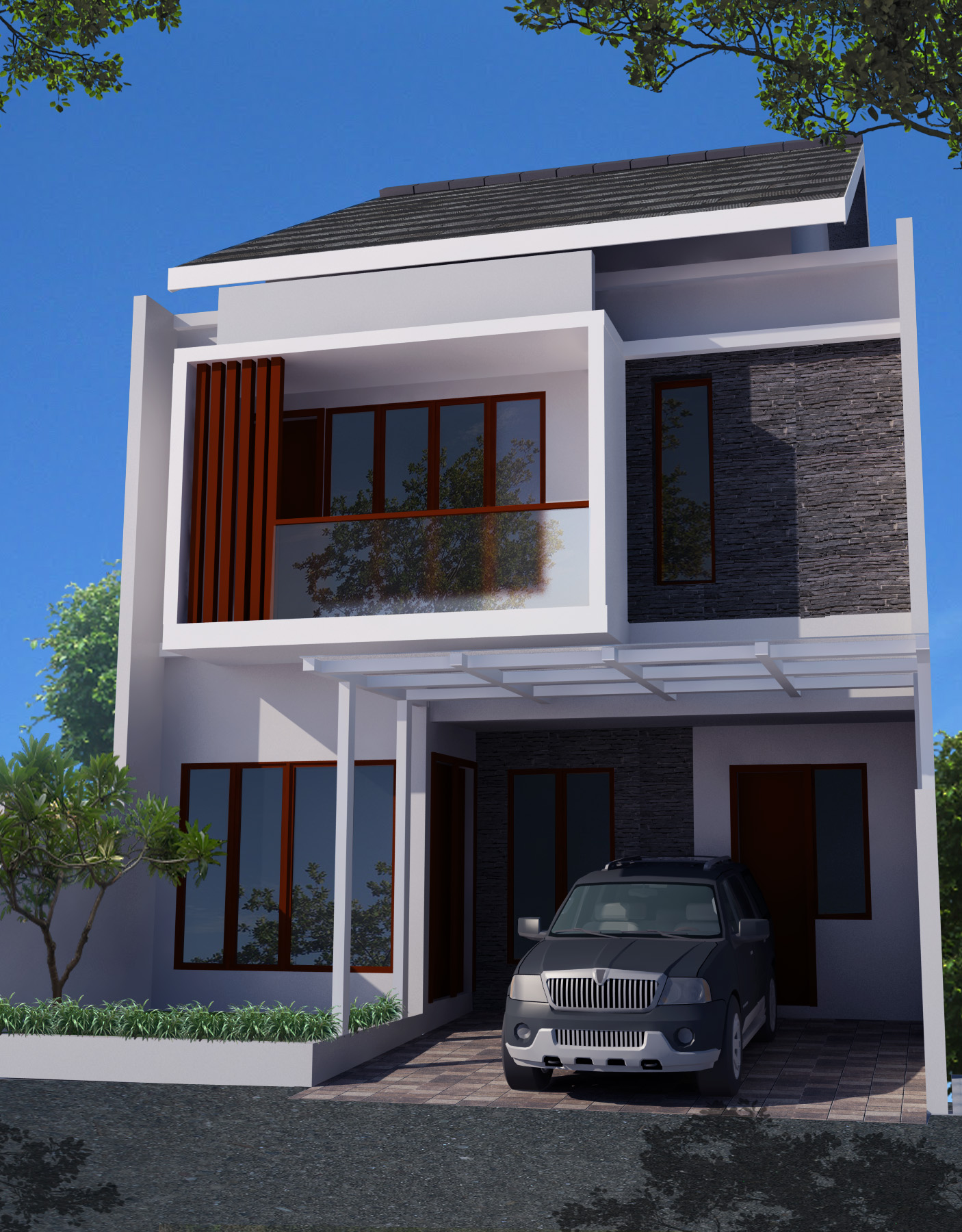 Detail Contoh Rumah Dua Lantai Nomer 42