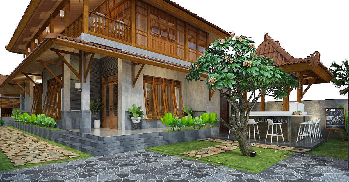 Detail Contoh Rumah Kayu Nomer 32