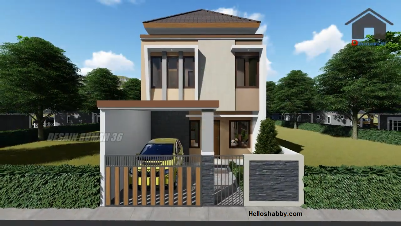 Detail Contoh Rumah Minimalis Dua Lantai Nomer 42