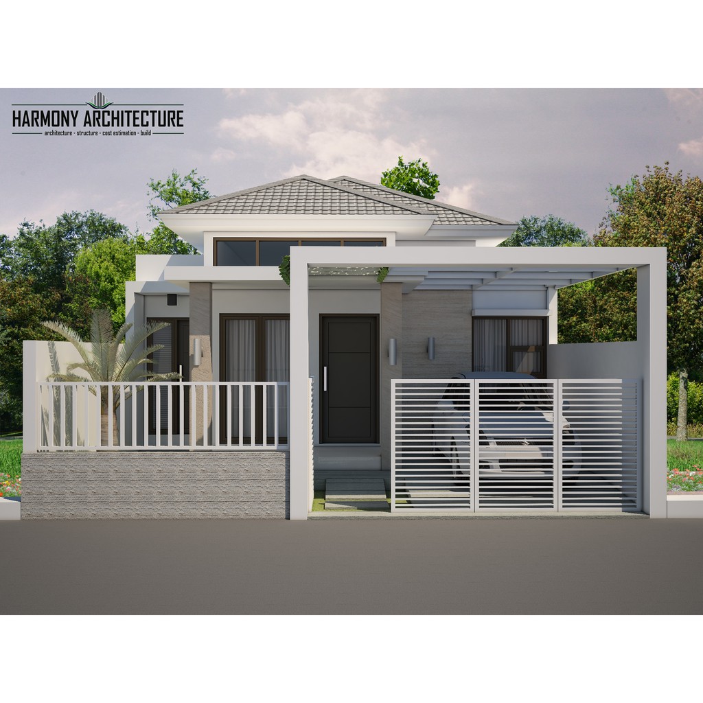 Detail Contoh Rumah Minimalis Modern Nomer 44