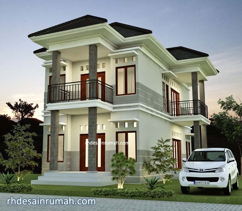 Detail Contoh Rumah Tingkat 2 Nomer 14