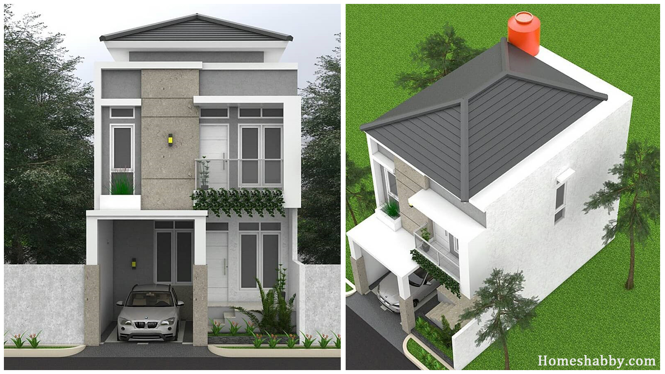 Detail Contoh Rumah Tingkat 2 Nomer 46