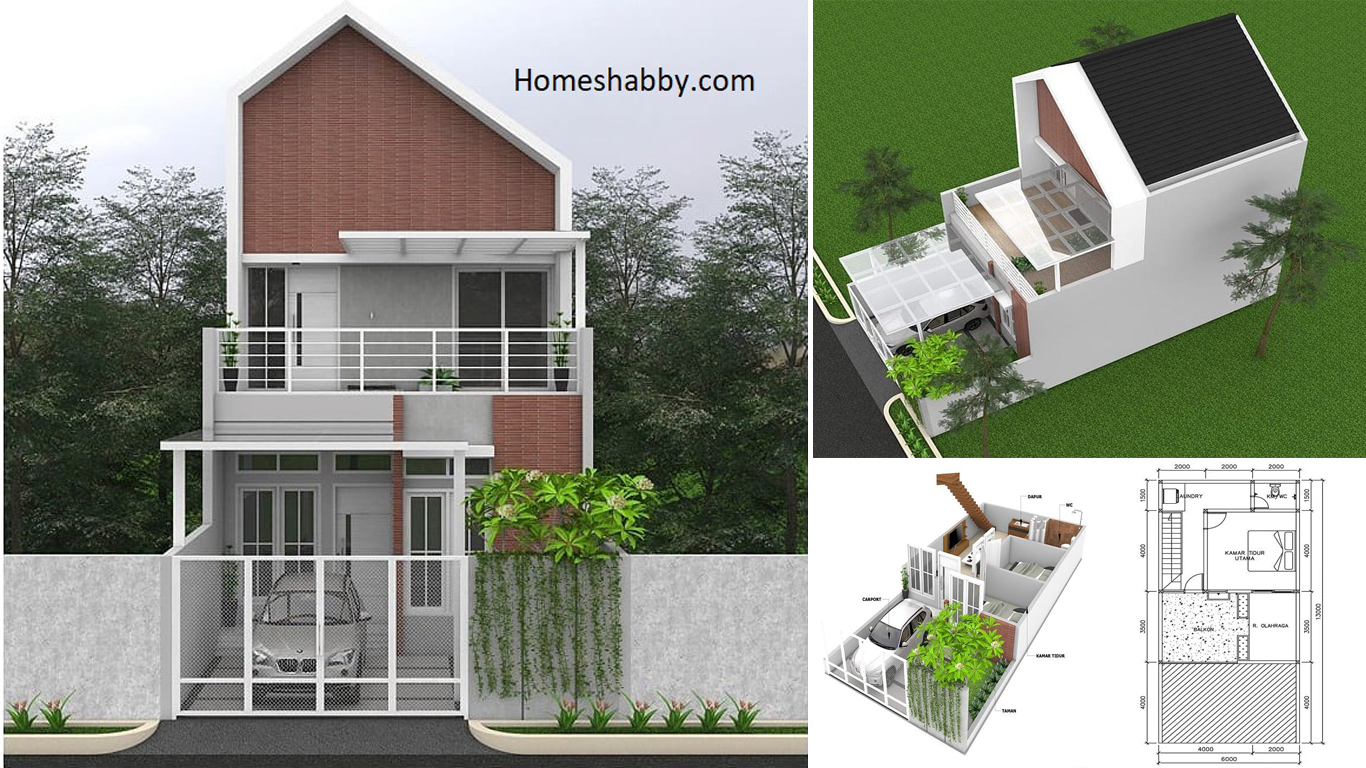 Detail Contoh Rumah Tingkat Setengah Nomer 30