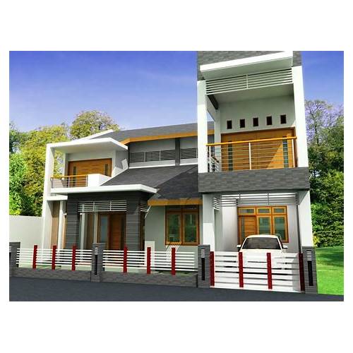 Detail Contoh Rumah Tingkat Setengah Nomer 41