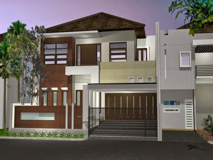 Detail Contoh Rumah Tingkat Setengah Nomer 42