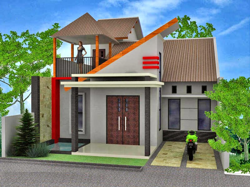 Detail Contoh Rumah Tingkat Setengah Nomer 53