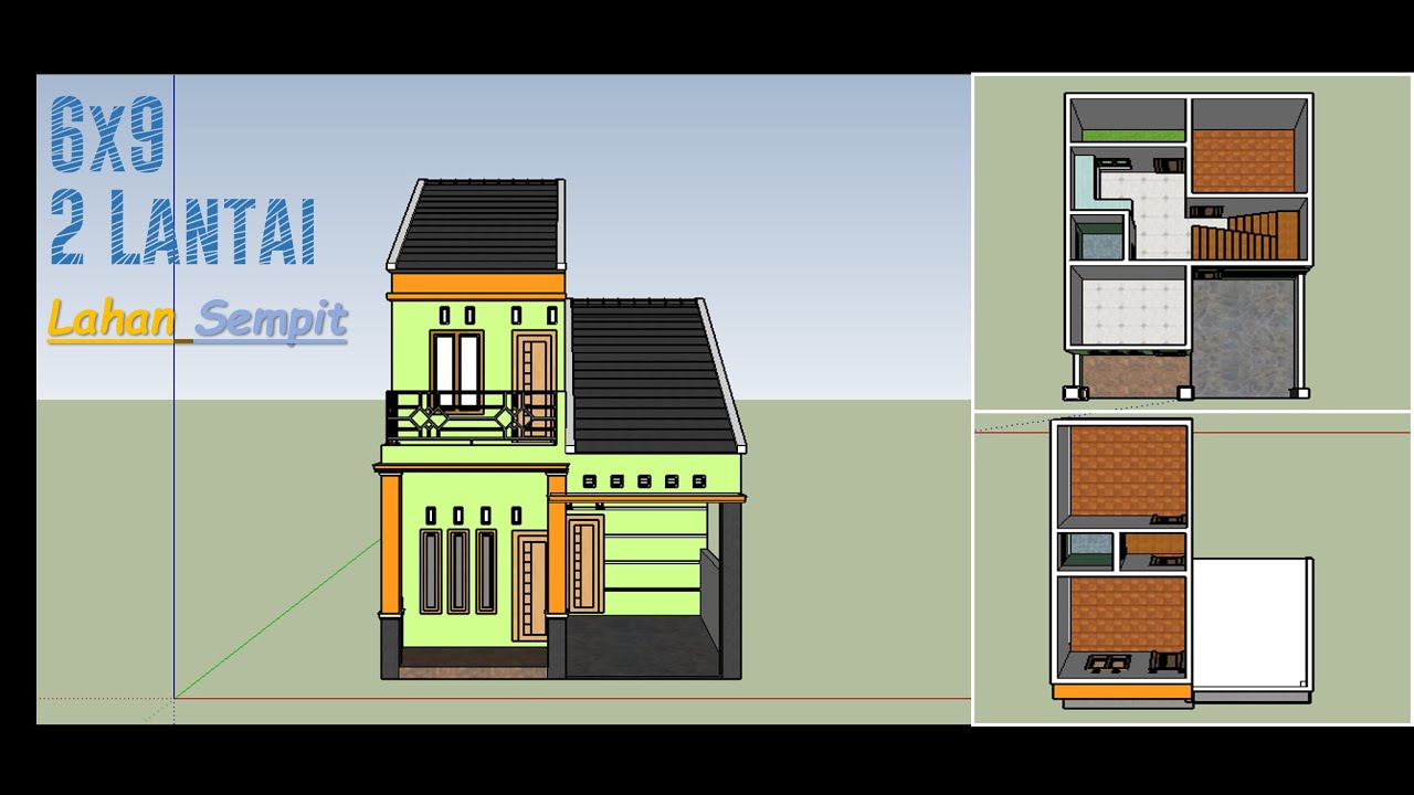 Detail Contoh Rumah Tingkat Setengah Nomer 8