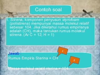 Detail Contoh Rumus Molekul Nomer 54