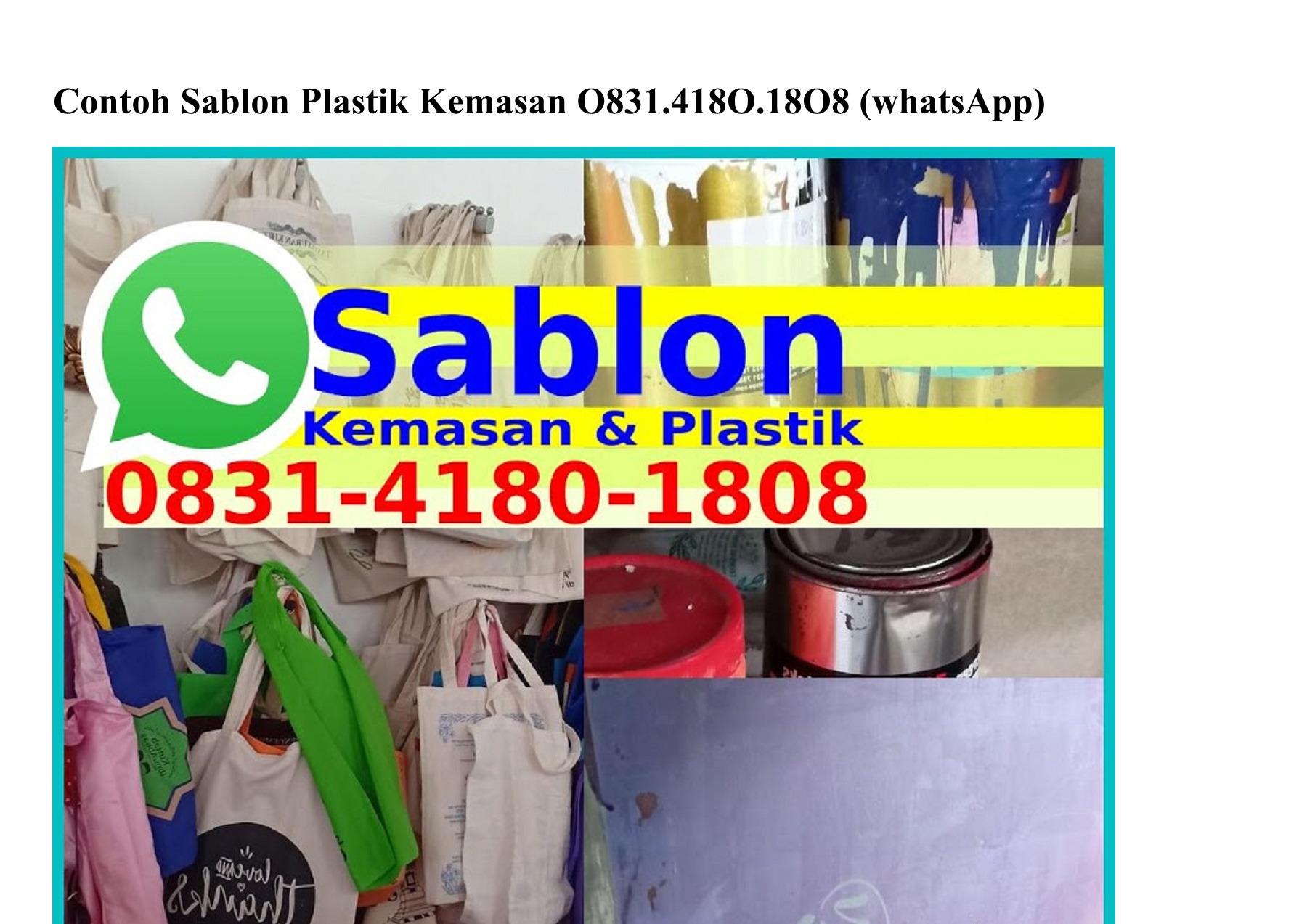 Detail Contoh Sablon Plastik Nomer 25