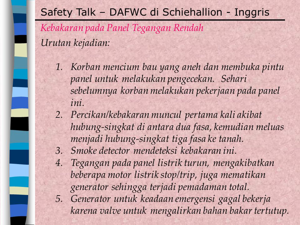 Detail Contoh Safety Talk Nomer 28