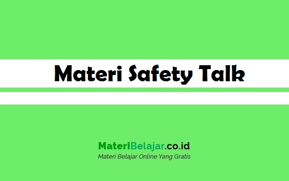 Detail Contoh Safety Talk Harian Nomer 11