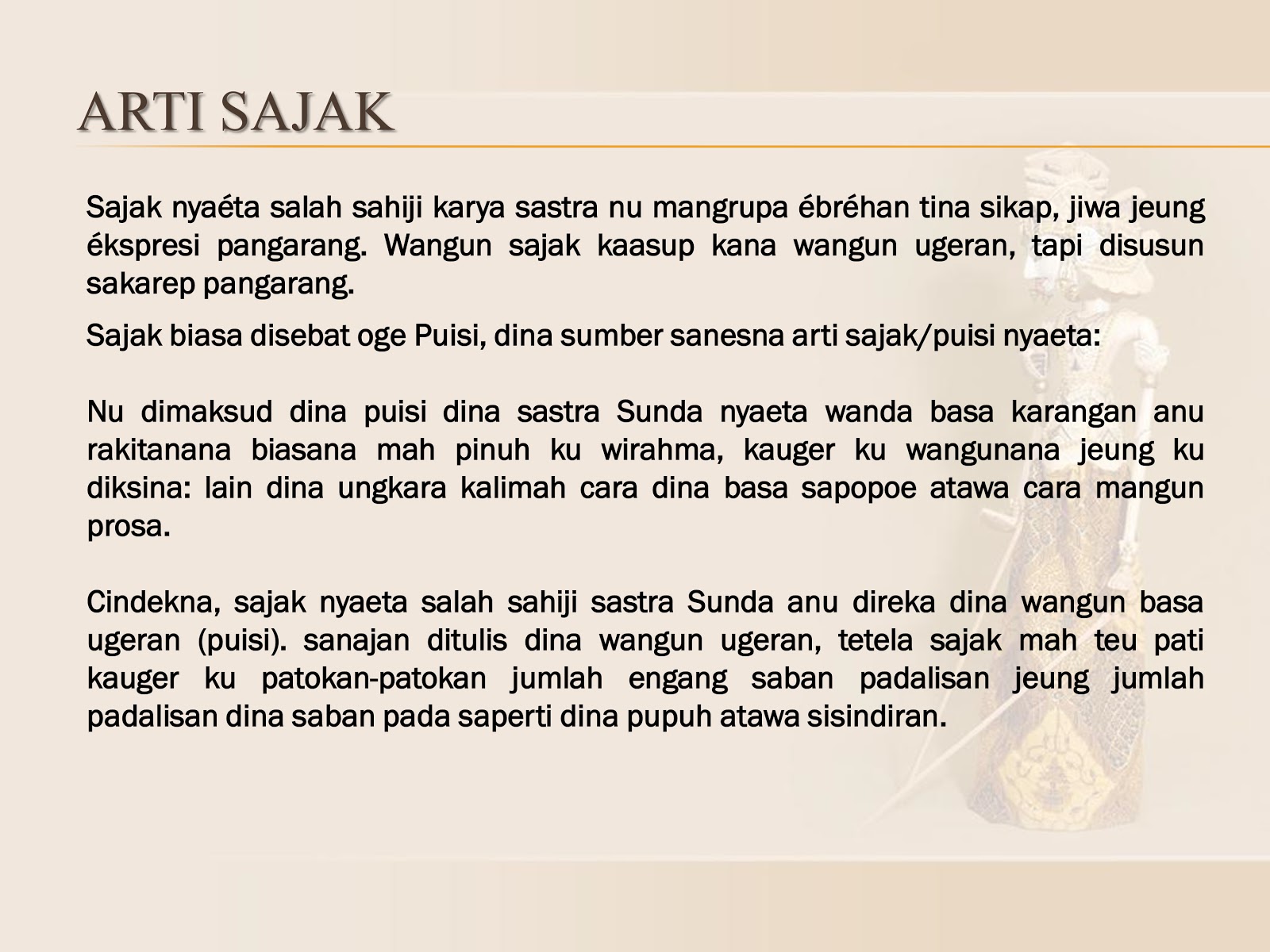 Detail Contoh Sajak Basa Sunda Nomer 18