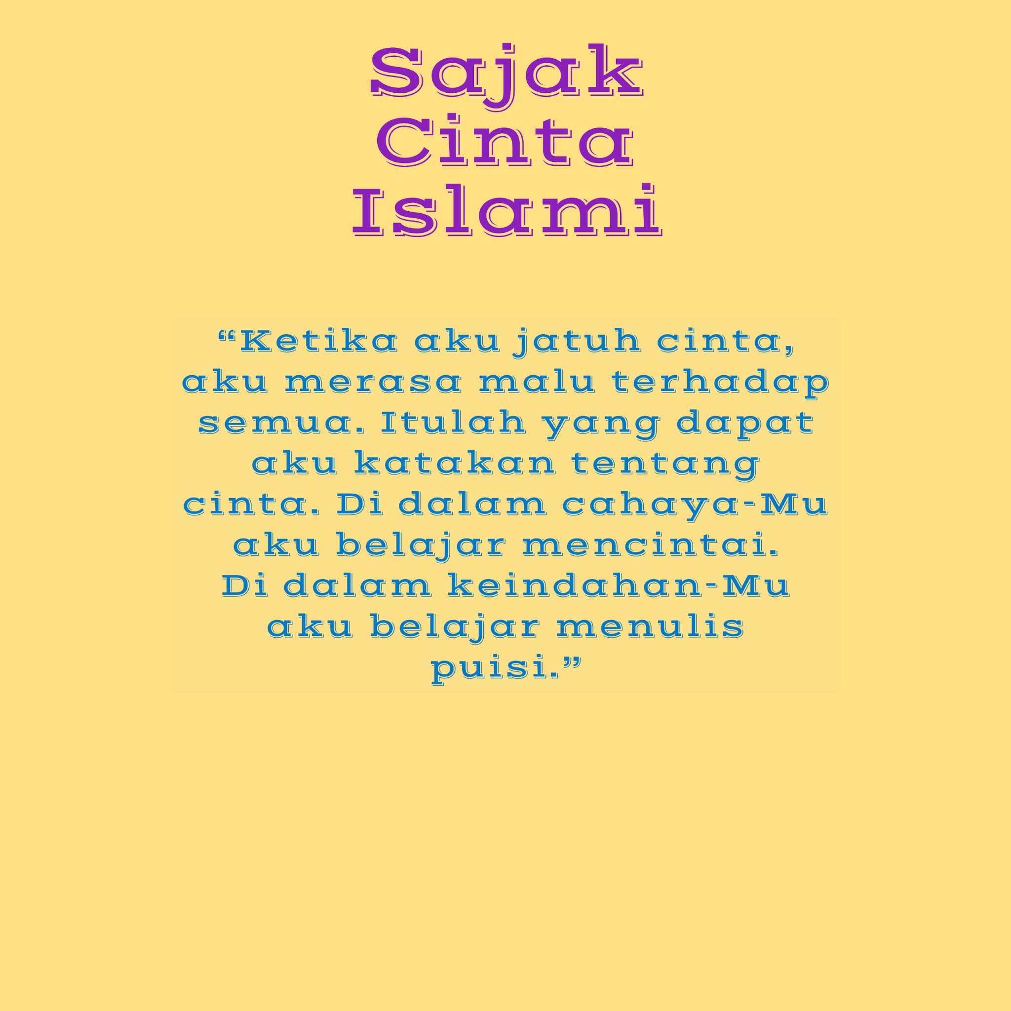 Contoh Sajak Cinta - KibrisPDR