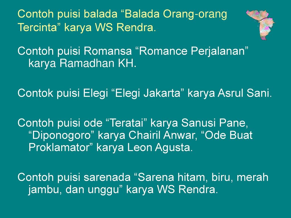 Detail Contoh Sajak Epik Nomer 38