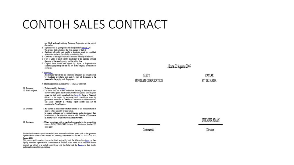Detail Contoh Sales Contract Nomer 20