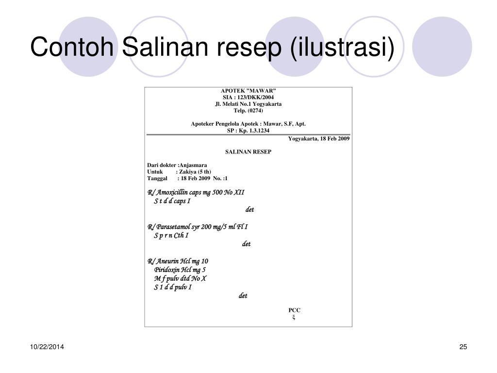 Detail Contoh Salinan Resep Nomer 7