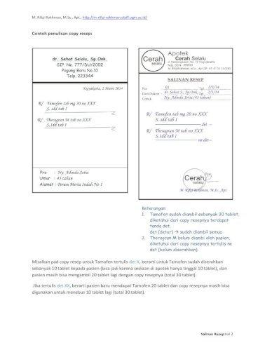 Detail Contoh Salinan Resep Nomer 24